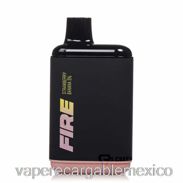 Vape Recargable Fire Xl 6000 Desechable Fresa Plátano